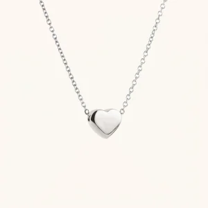 Elliot Heart Pendant Engravable Necklace