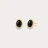 Verona Black Onyx Stud Earrings